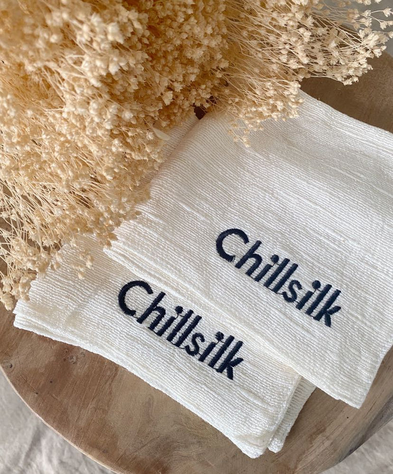 CHILL SILK LOT DE 2 LINGETTES VISAGE PURE SOIE